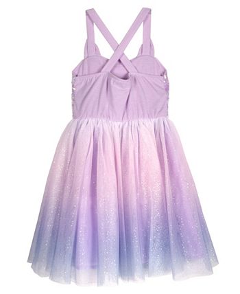 Pink & Violet Little Girls Sequins Bodice and Ombre Mesh Tutu Dress ...
