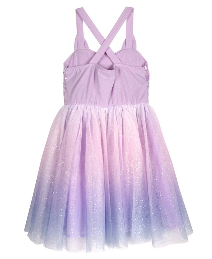 Pink & Violet Toddler Girls Sequins Bodice and Ombre Mesh Tutu Dress ...