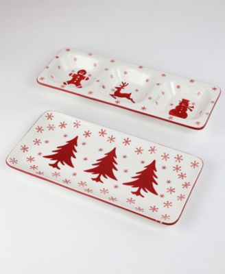 Winterfest Holiday 3-Part Divided Dish