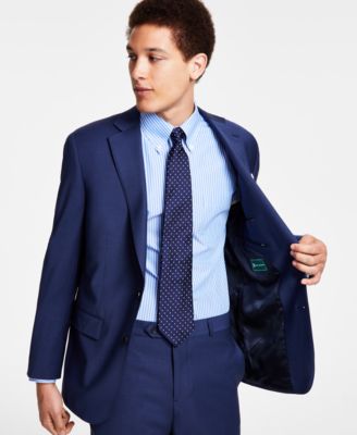Men's Classic-Fit Stretch Wool Blend Suit Jacket