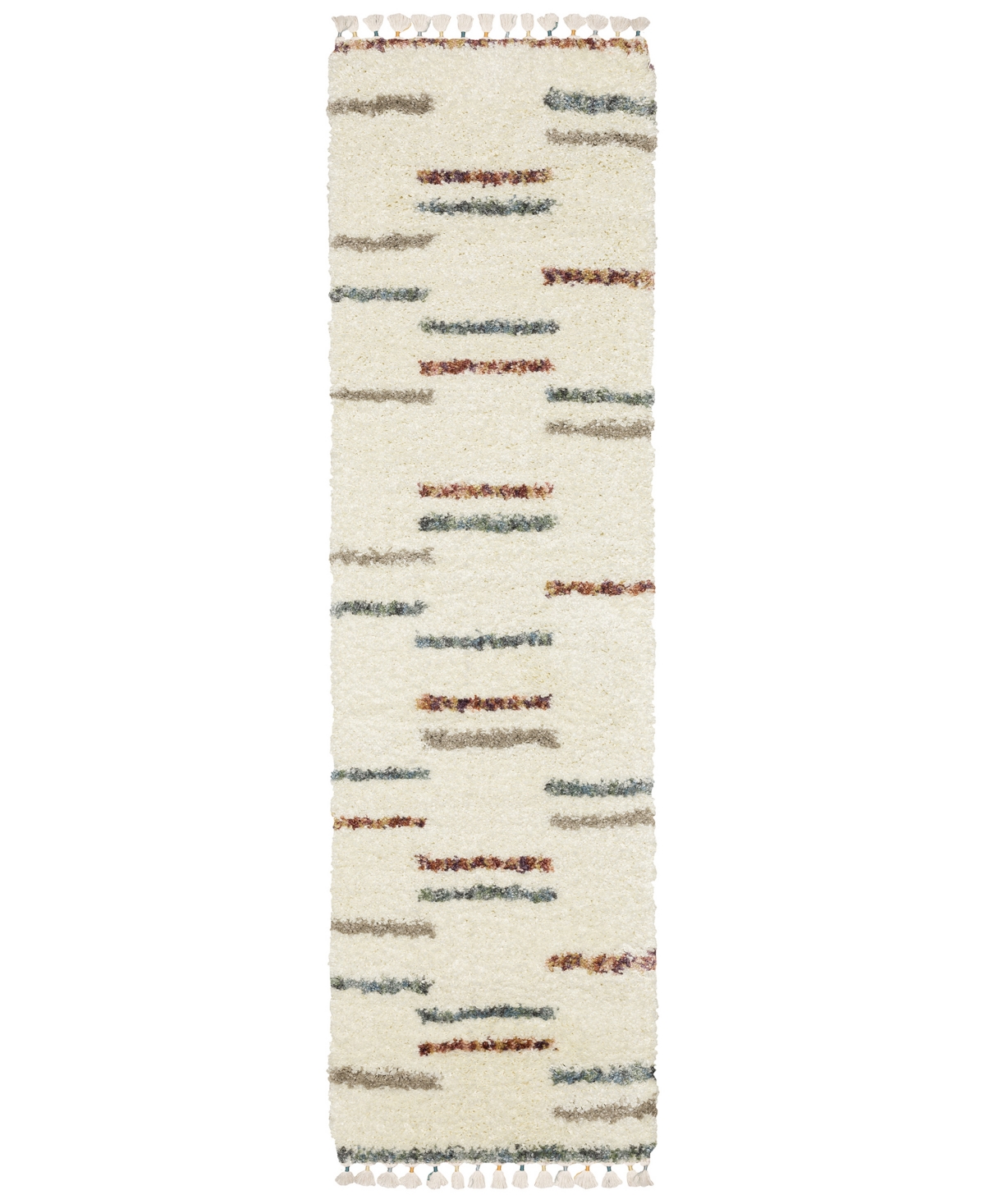 Jhb Design Axis Ax04a 2'3" X 7'6" Runner Area Rug In Ivory
