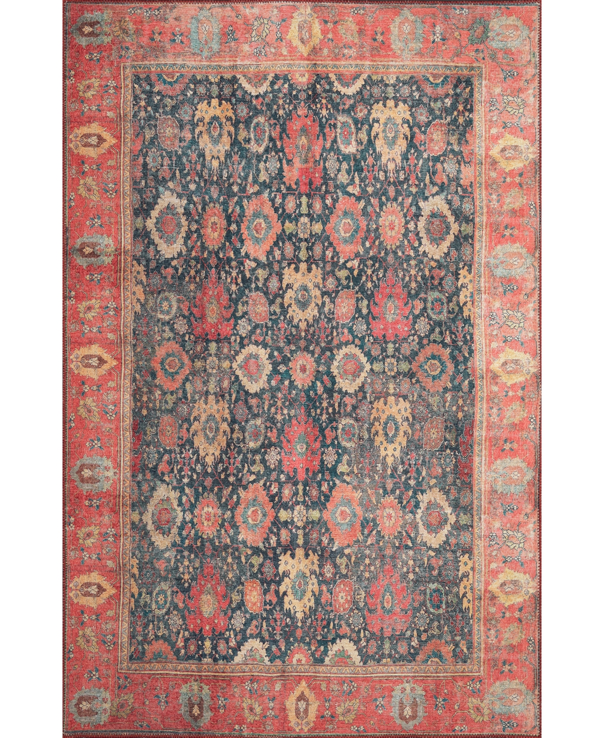 Kas London Machine Washable 4804 10' X 14' Area Rug In Navy