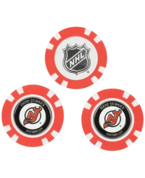 UPC 637556146885 product image for Team Golf New Jersey Devils 3-Pack Poker Chip Golf Markers | upcitemdb.com