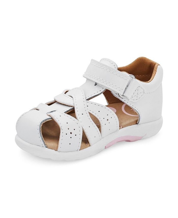 Stride Rite Toddler Girls SRTech Xena Leather Sandals - Macy's
