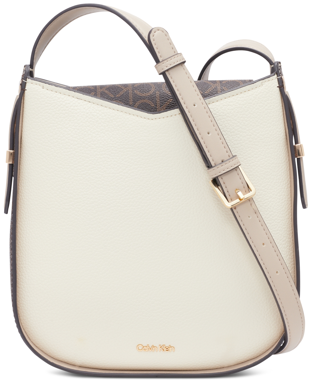 Calvin Klein Charlie Signature Magnetic Flap Small Crossbody