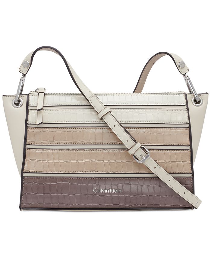 Easy Calvin Klein bag (with a silver CK scarf behind it