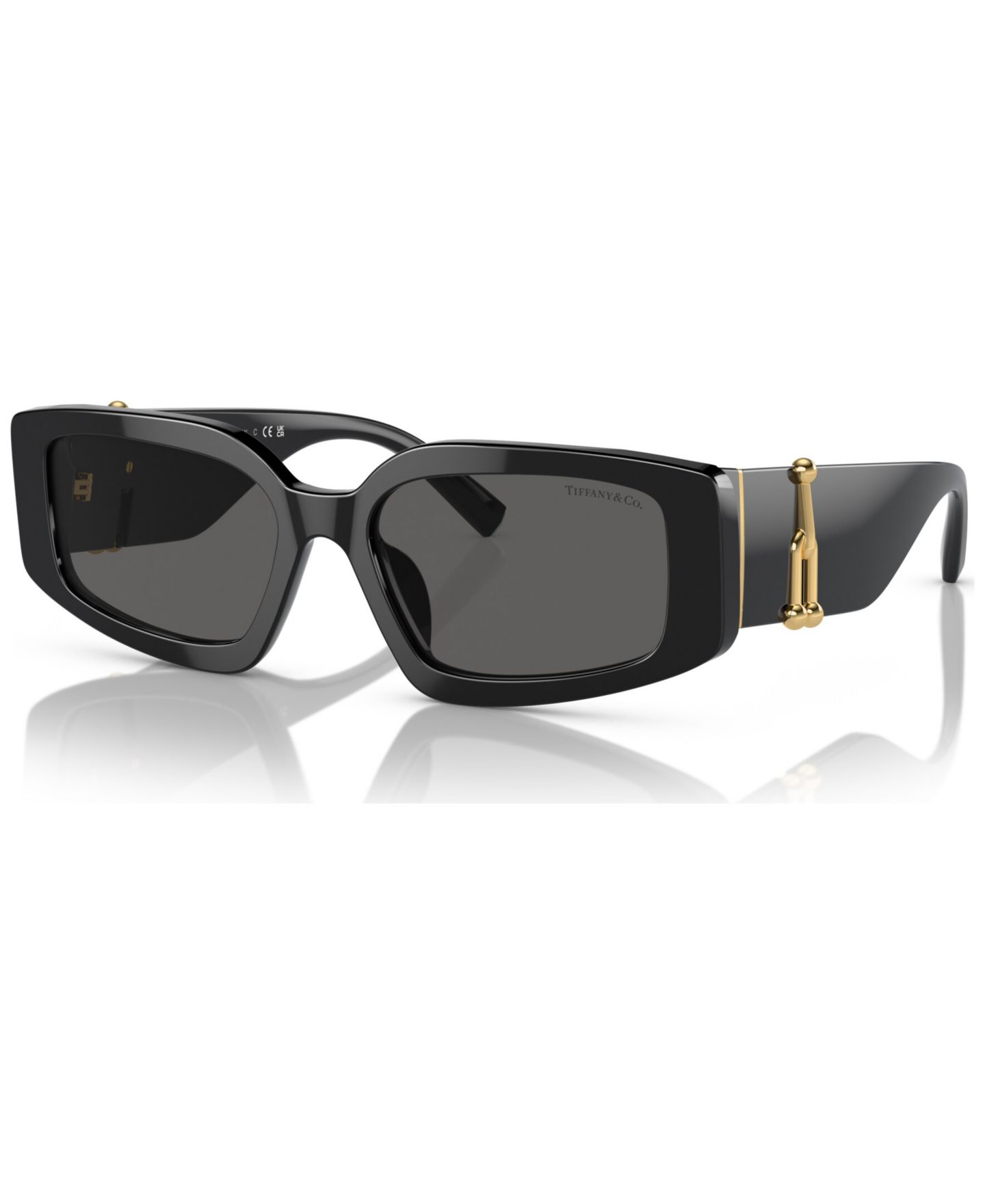 Женские солнцезащитные очки Tiffany & Co. Sunglasses, Steve Mcqueen, цвет: Чёрный — фото 1