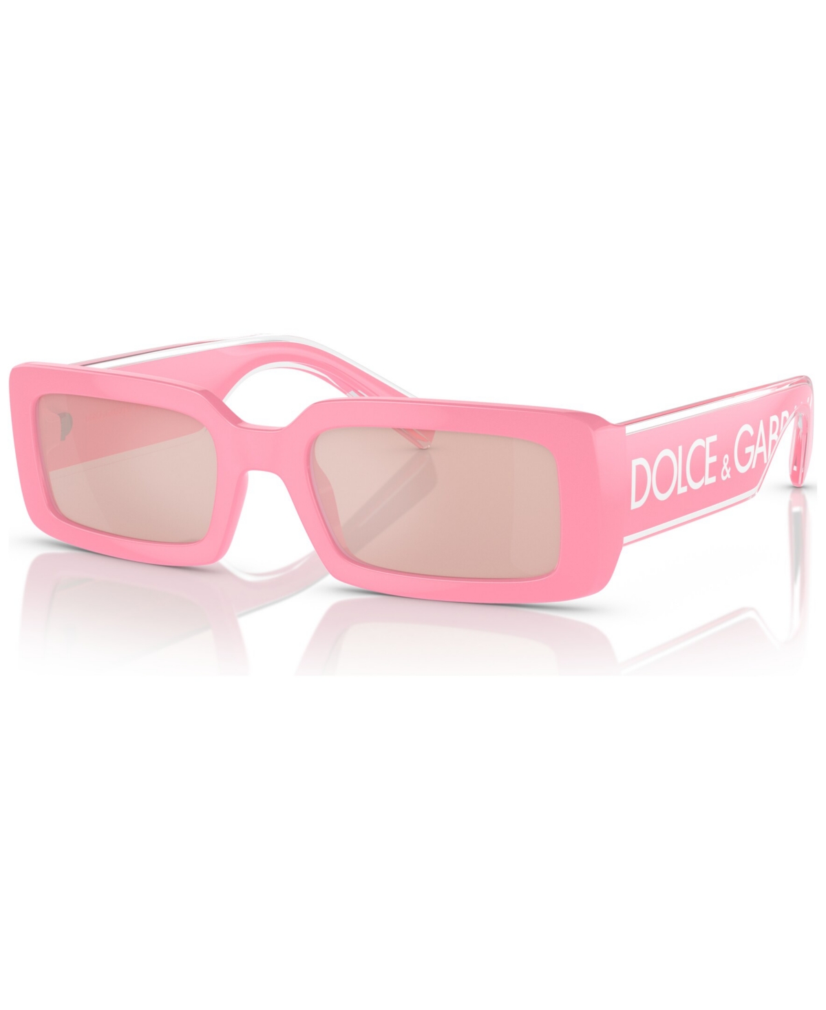 Dolce & Gabbana Dolce&gabbana Woman Sunglasses Dg6187 In Light Pink Mirror Silver