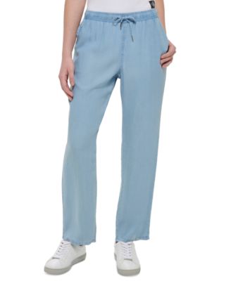 Calvin Klein Jeans - Petite Drawstring Cropped Pants