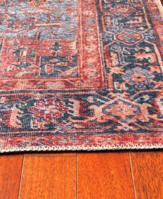 London Machine Washable 4805 3'9" x 5'6" Area Rug