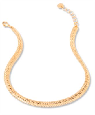 14K Gold-Plated Wells Chain Anklet
