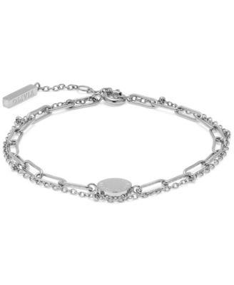 Silver-Tone Stacking Bracelet