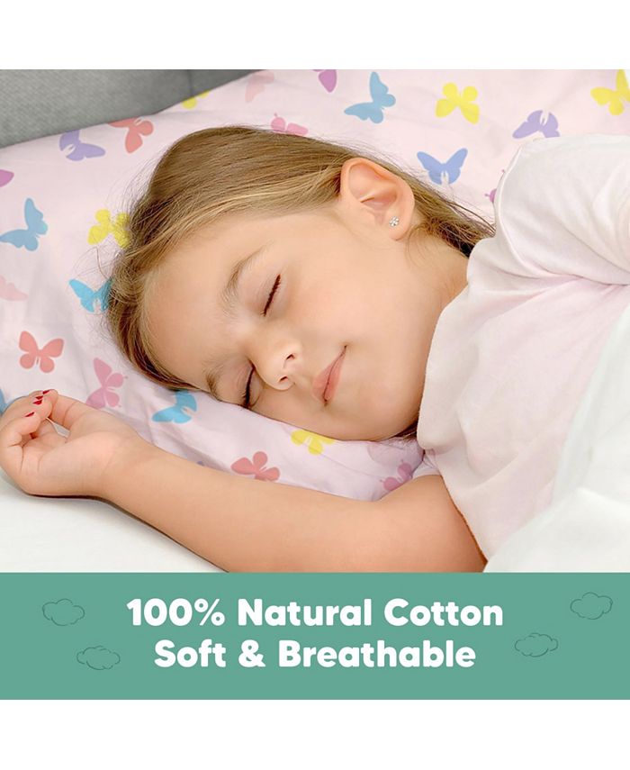 KeaBabies Toddler Pillowcase for 13X18 Pillow, Organic Toddler Pillow