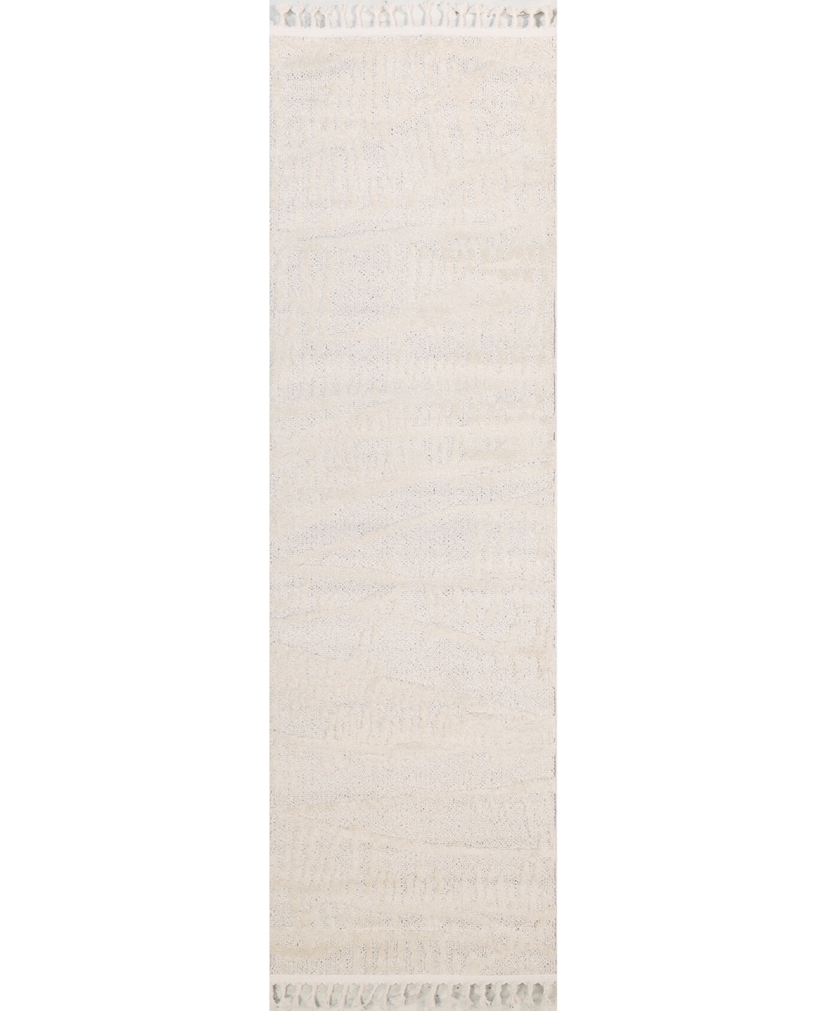 Bb Rugs Closeout!  Wainscott Wst204 2'6" X 8' Runner Area Rug In Ivory