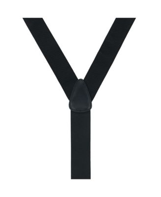 Men's Classic Solid Color 38mm Convertible Suspenders
