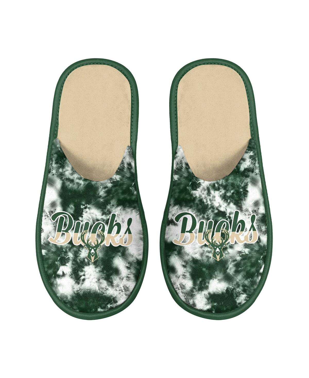 FOCO WOMEN'S FOCO MILWAUKEE BUCKS TEAM SCUFF SLIDE SLIPPERS