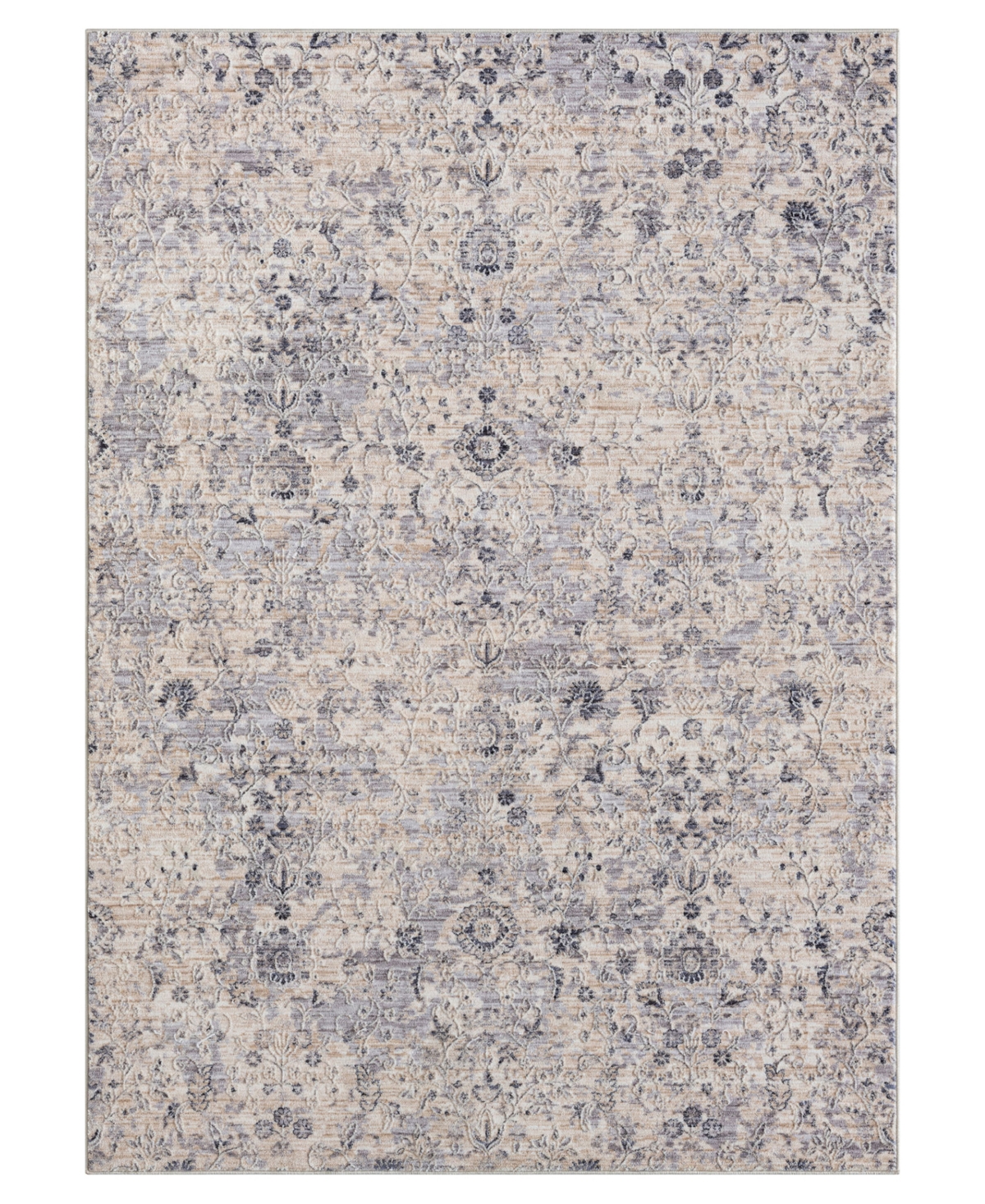 Lr Home Laurel LAURL82302 7'9in x 9'9in Area Rug - Blue