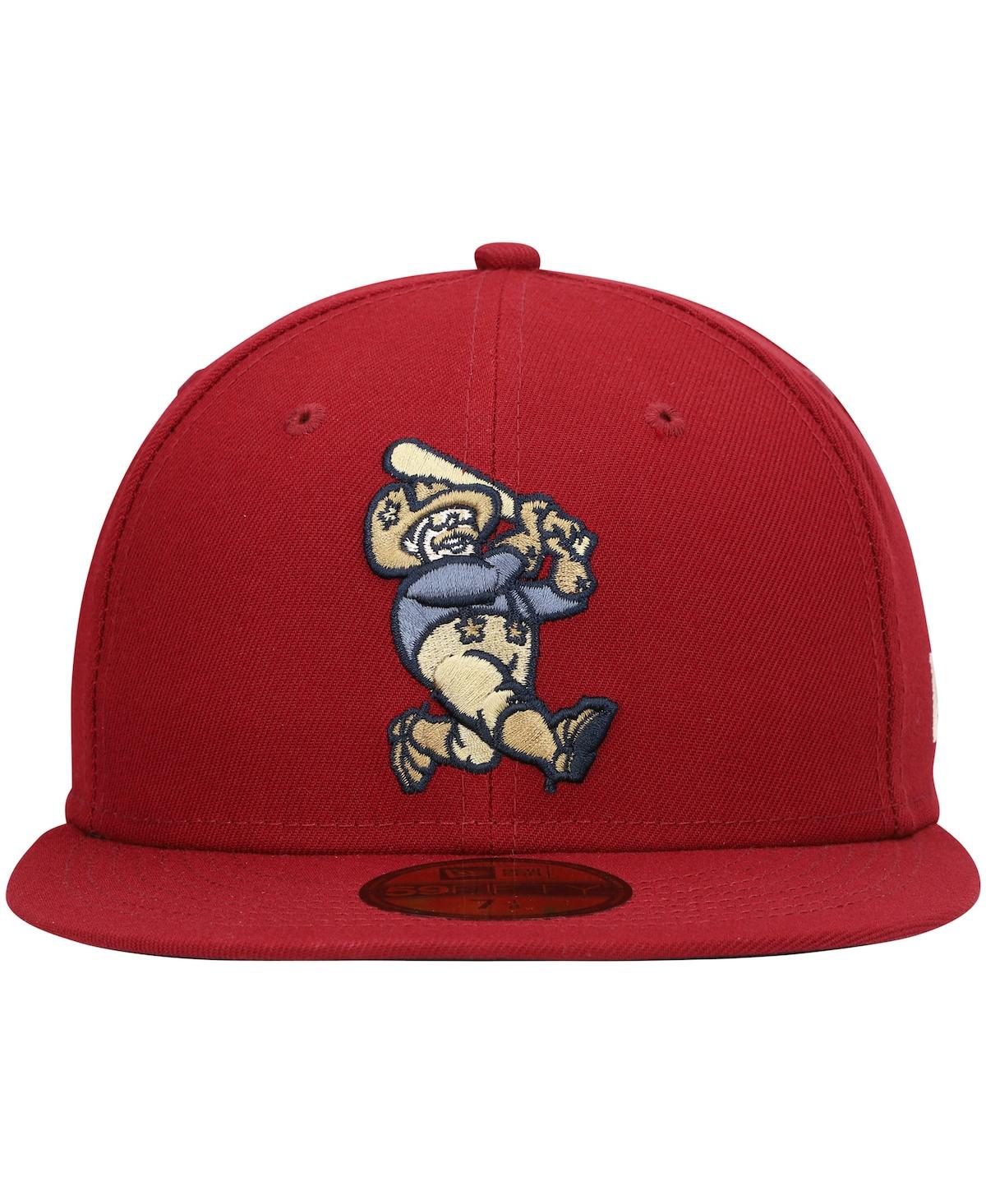 New Era Red Frisco Roughriders Authentic Collection Team Alternate 59fifty Fitted Hat In Red