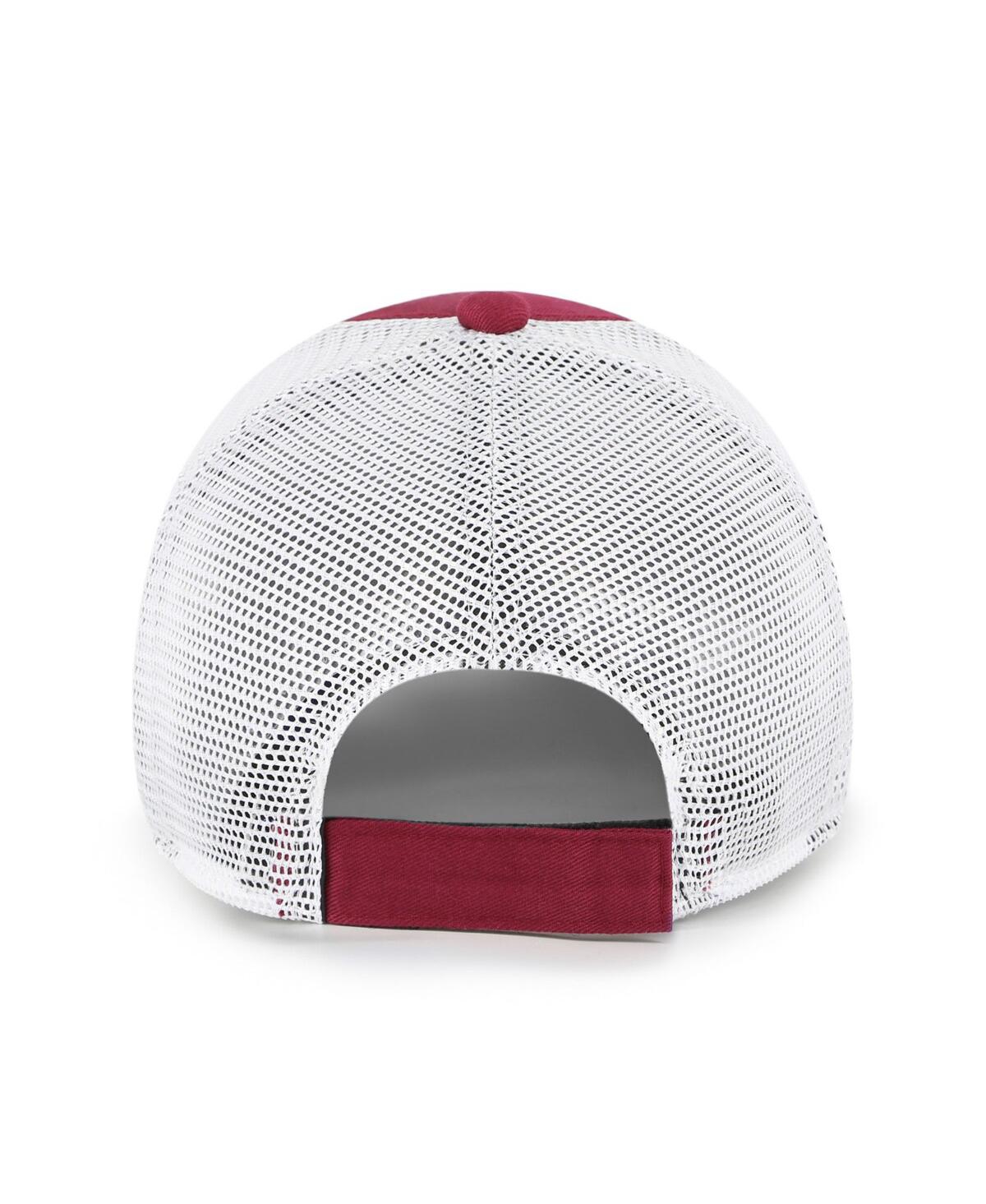 47 Brand Big Boys And Girls ' Cardinal, White Usc Trojans Levee Trucker Adjustable Hat In Cardinal,white