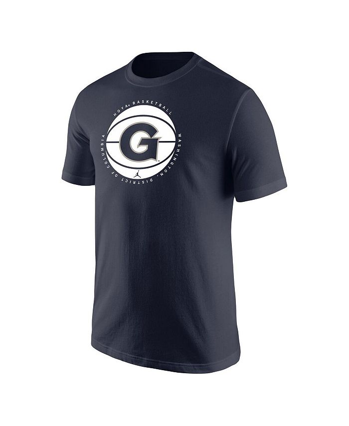 Jordan Men's Navy Georgetown Hoyas Basketball Logo T-shirt - Macy's
