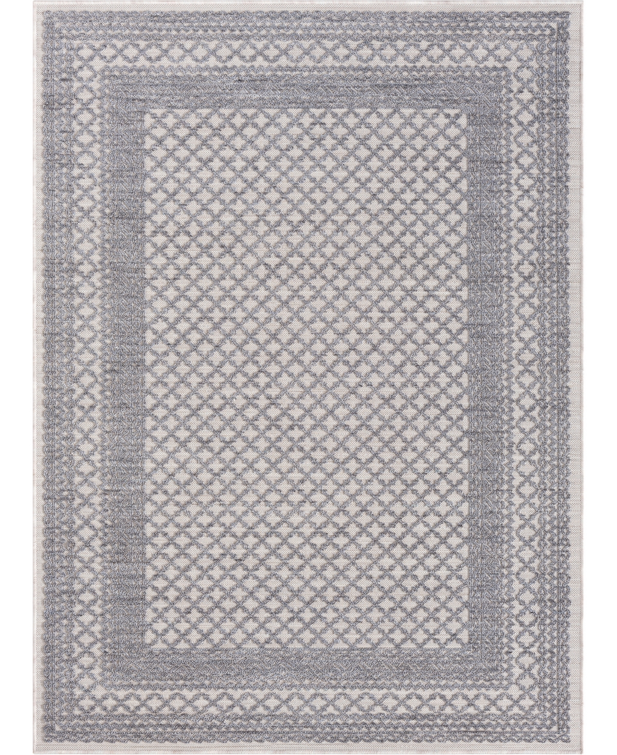 Lr Home Wagner Wagnr82291 5' X 7' Outdoor Area Rug In Mist
