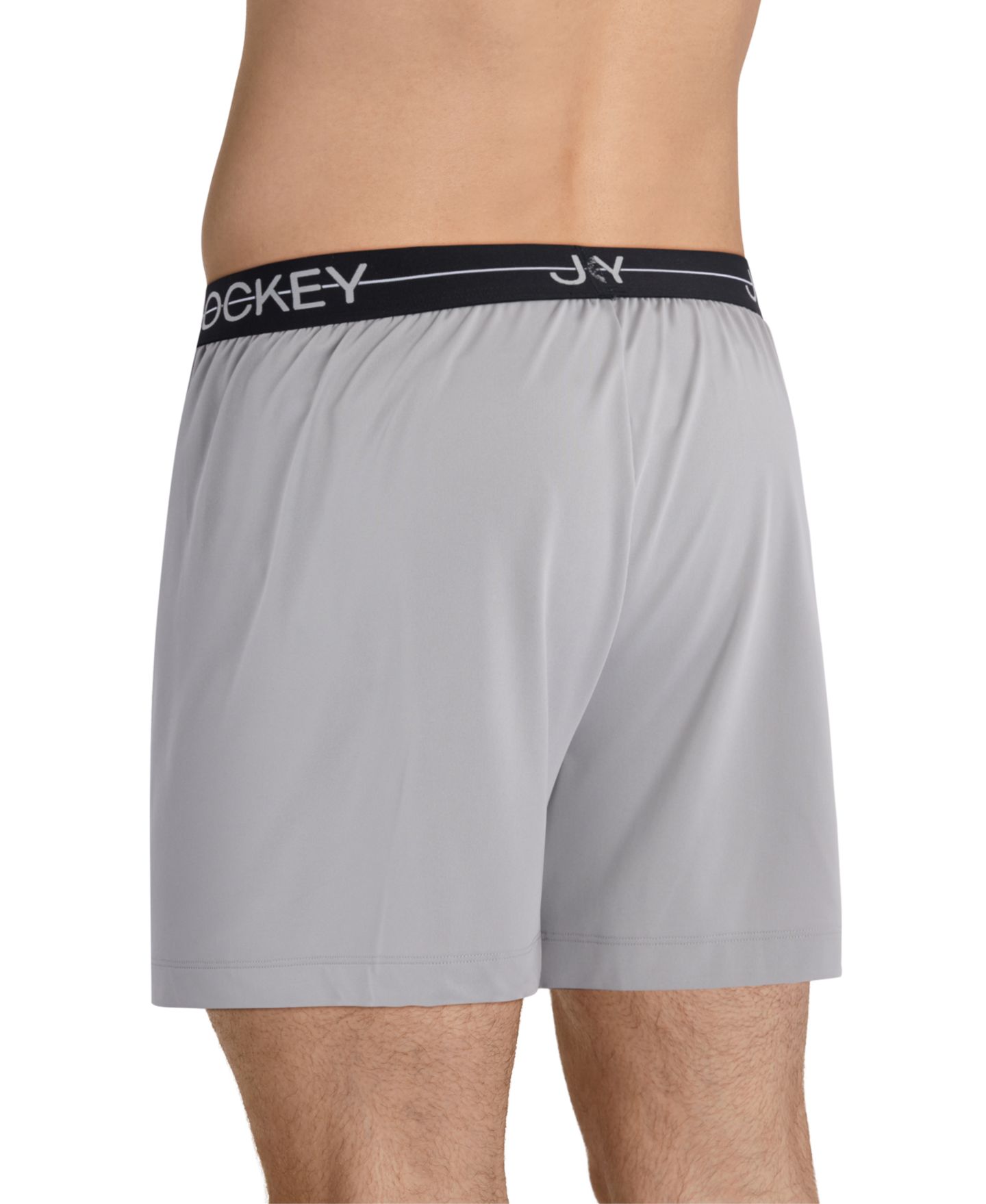 Трусы-боксеры Moisture-Wicking для мужчин, стрейч — Jockey, цвет: Чёрный — фото 3