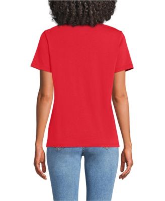 Women's Relaxed Supima Cotton V-Neck T-Shirt