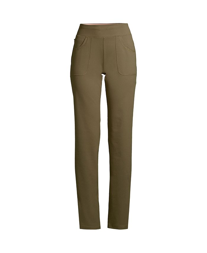 Lands' End Women's Tall Active 5 Pocket Pants - Macy's