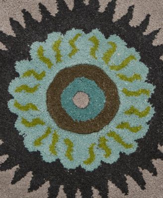 Valentin VLNTA-540 3' x 3' Round Area Rug