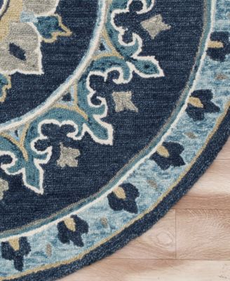 Valentin VLNTA-569 7' x 7' Round Area Rug