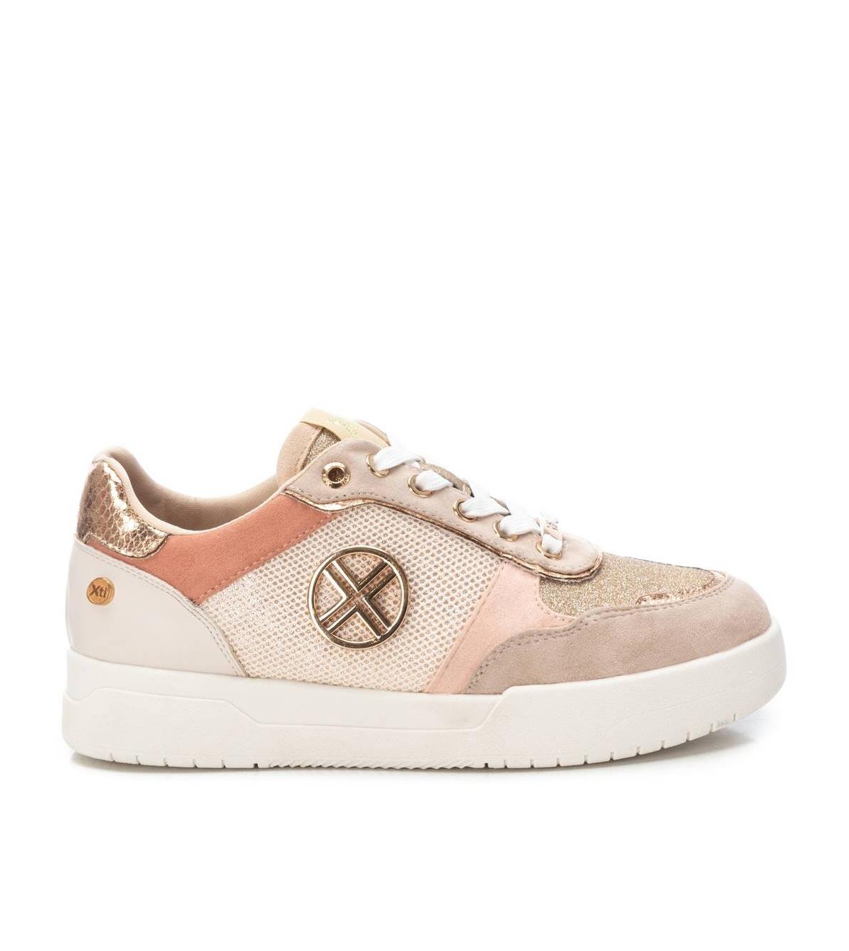 Xti Women's Casual Sneakers- Beige