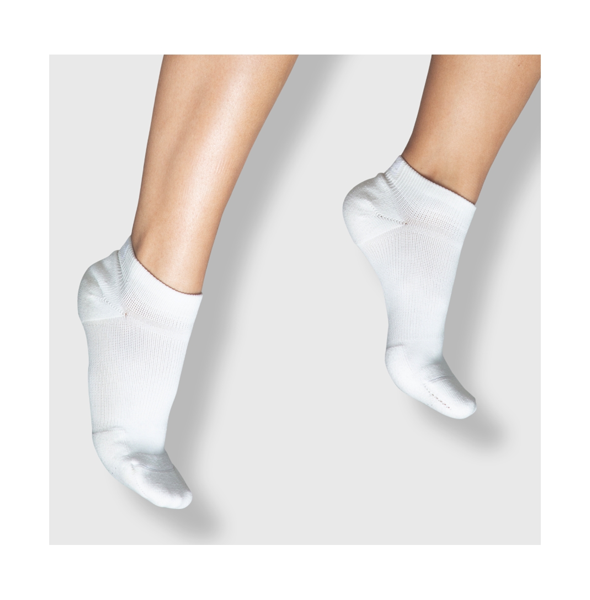 Apolla Performance Women's The Amp: No-Show Padded Compression Arch & Ankle Support Socks