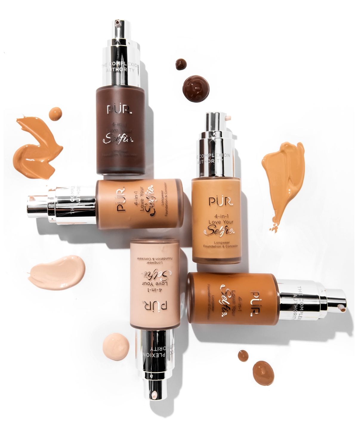 PUR 4-In-1 Love Your Selfie Longwear Foundation & Concealer - TG2 Warm Nude - tan w/ golden undertones