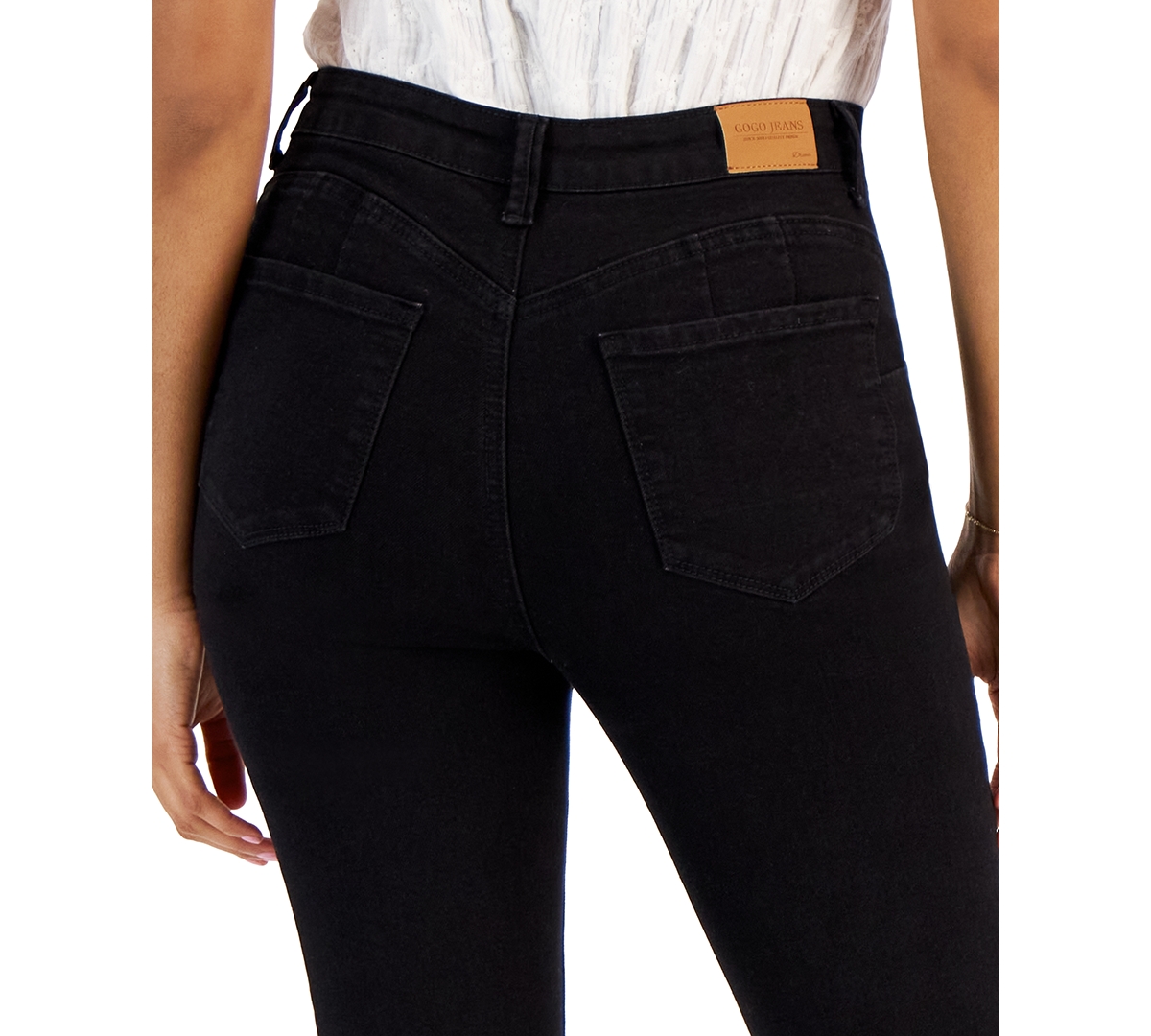 GoGo Jeans Juniors' High Rise Destructed Skinny Dream Jeans