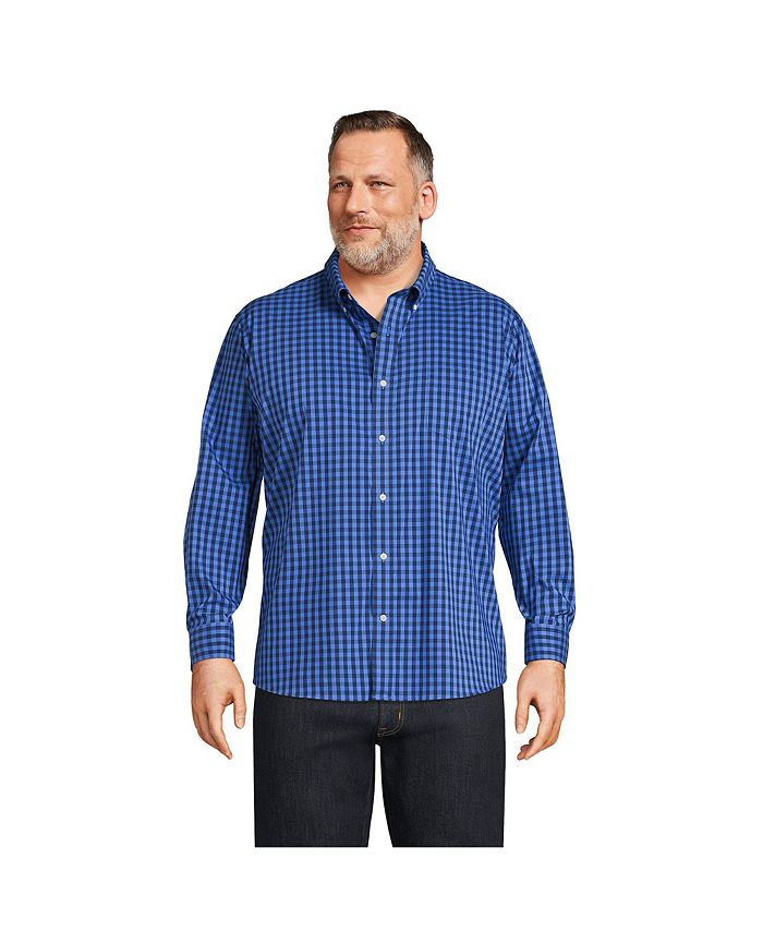 Lands' End Men's Big & Tall Traditional Fit ComfortFirst Dress Shirt