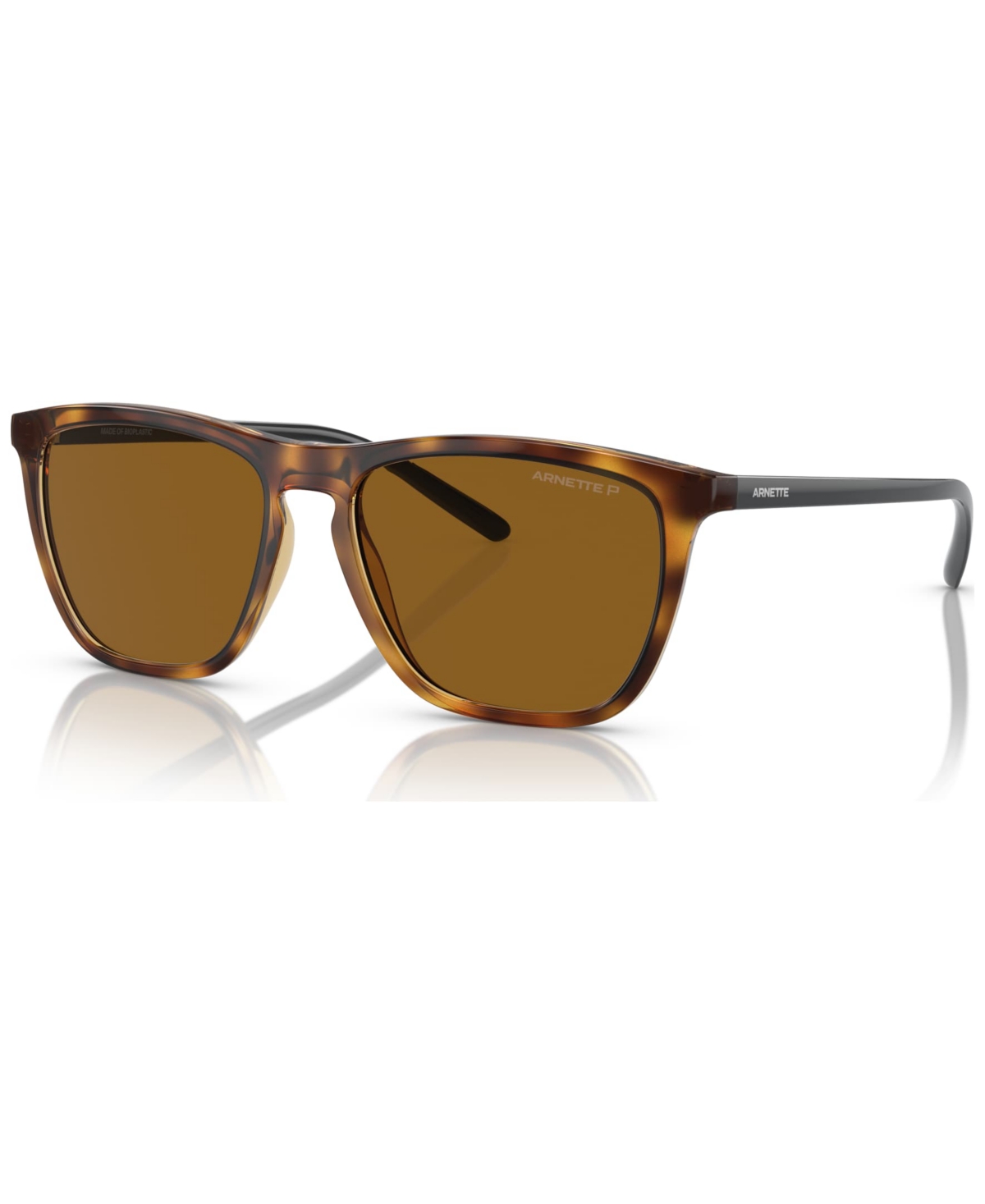 Arnette Men's Polarized Sunglasses, Fry In Dark Havana