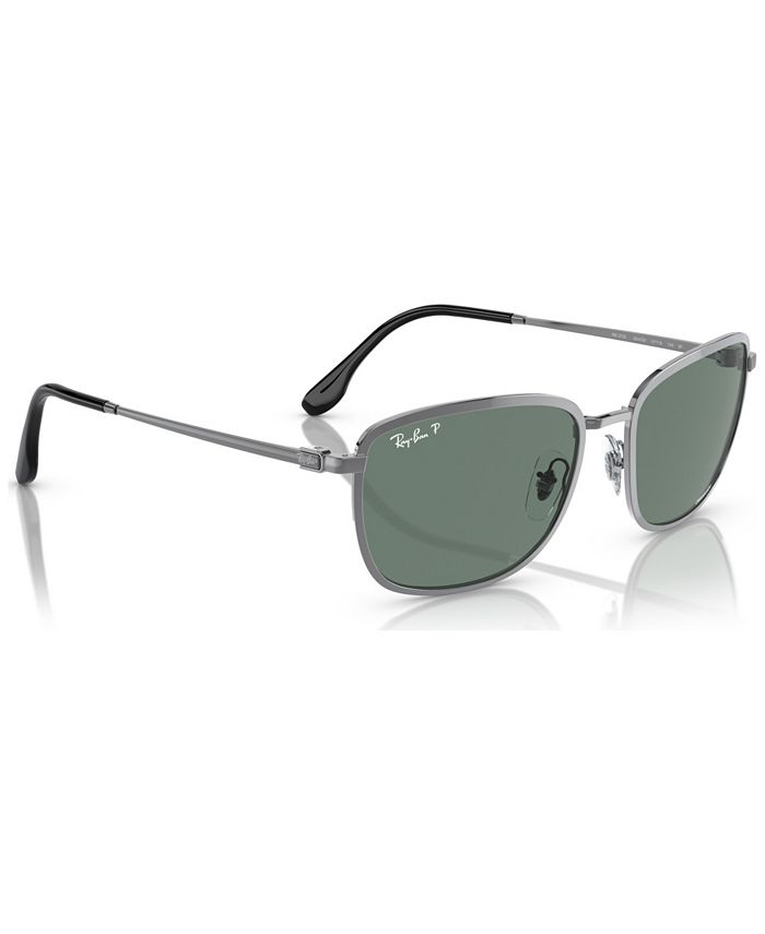 RayBan Men's Polarized Sunglasses, RB3705 Chromance & Reviews Men's