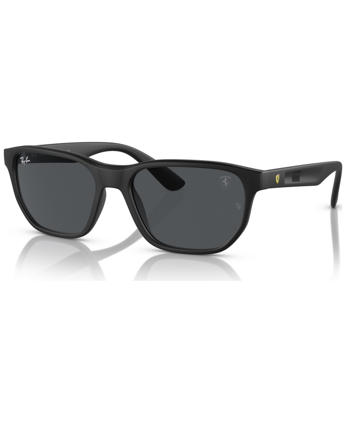 Ray Ban Sunglasses Male Rb4404m Scuderia Ferrari Collection - Black Frame Grey Lenses 57-18
