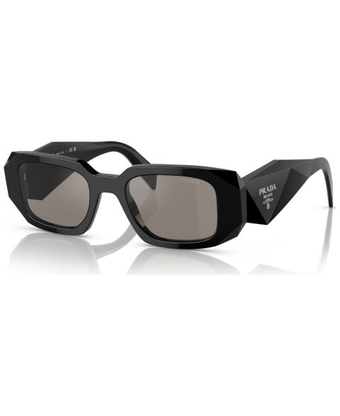 Женские солнцезащитные очки PRADA Symbole Rectangular Sunglasses, PR17WS, цвет: Чёрный