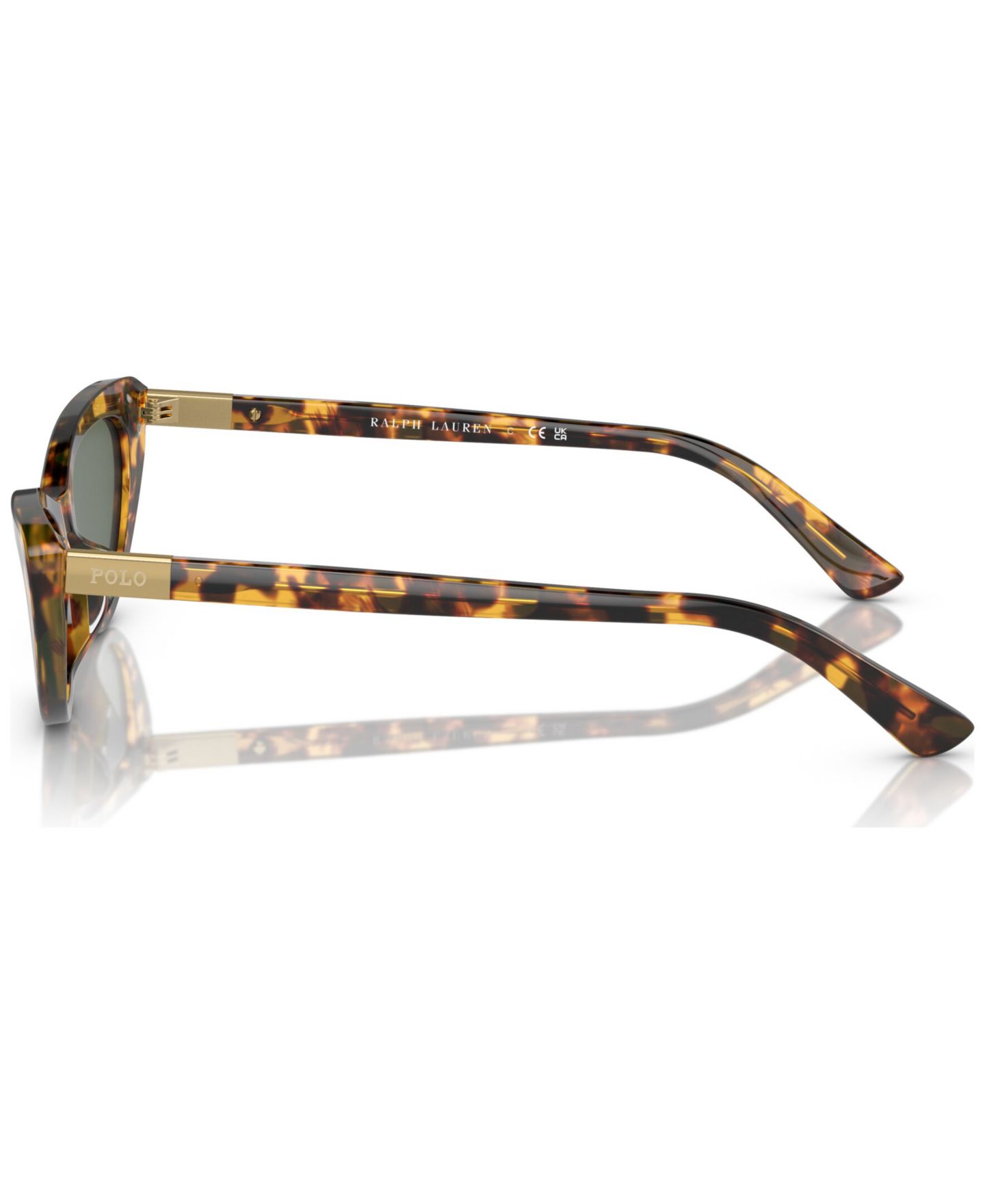 Женские солнцезащитные очки Polo Ralph Lauren Sunglasses, PH4199U54-X, цвет: Блестящий гавана — фото 3