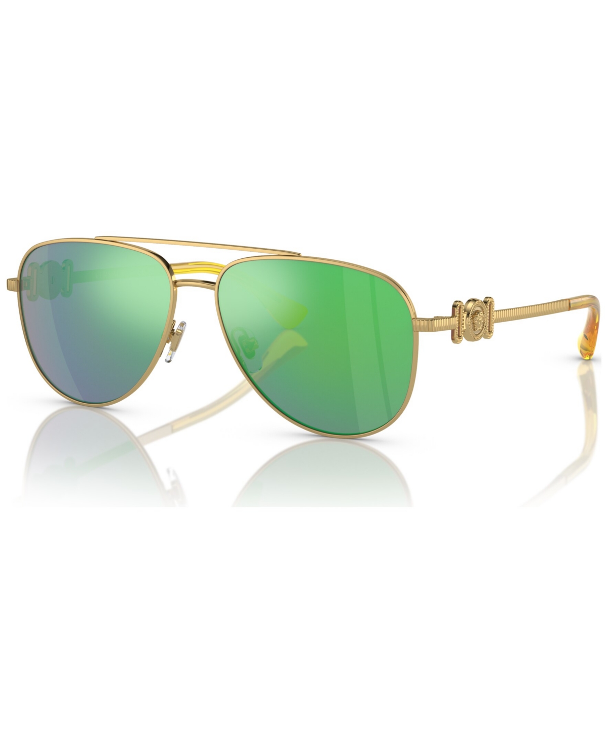 Versace Kids Sunglasses, Vk2002 (ages 7-10) In Gold-tone