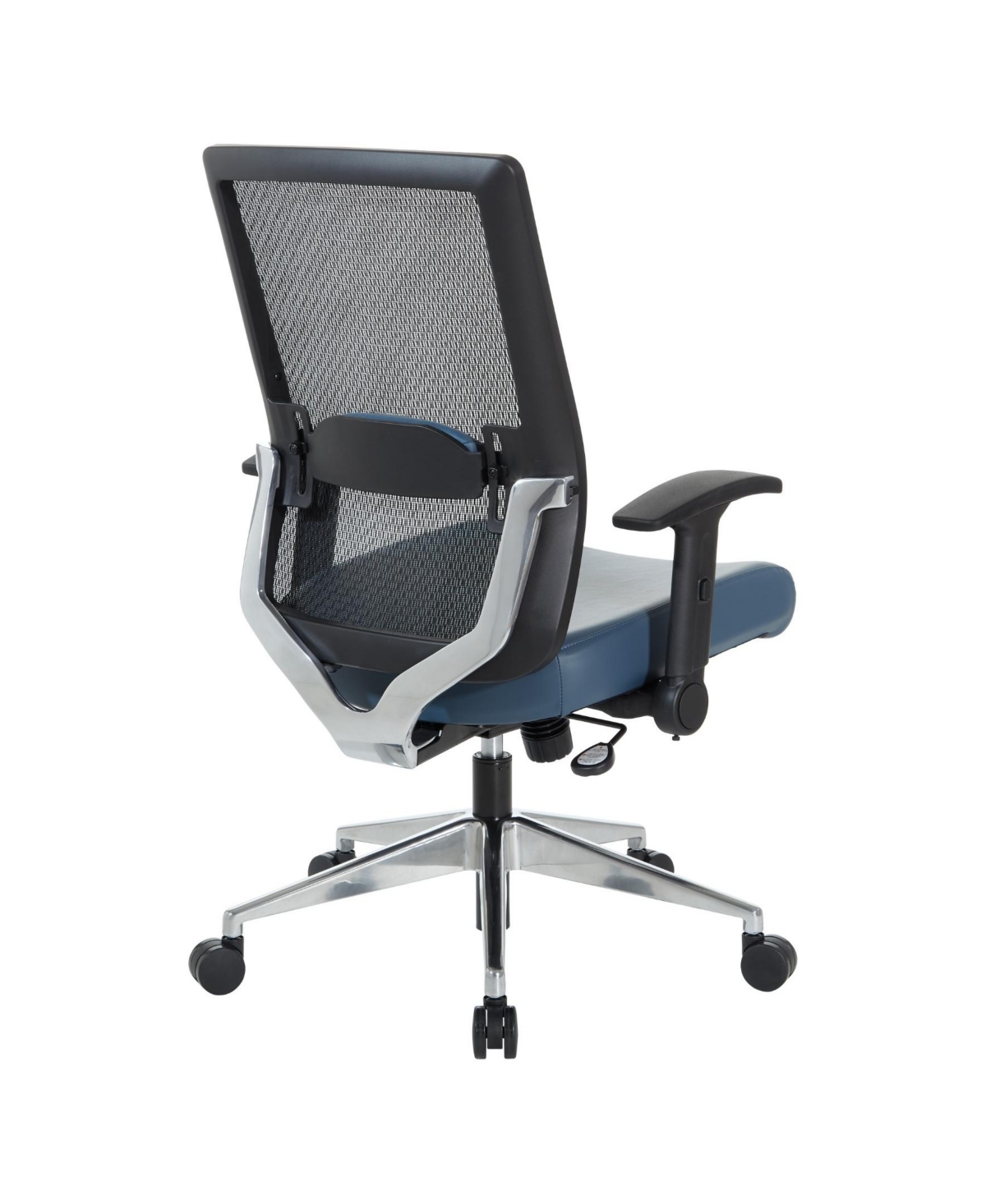 Osp Home Furnishings Black Matrix Back Manager's Office Chair With Dillon Disinfectant Seat In Multi