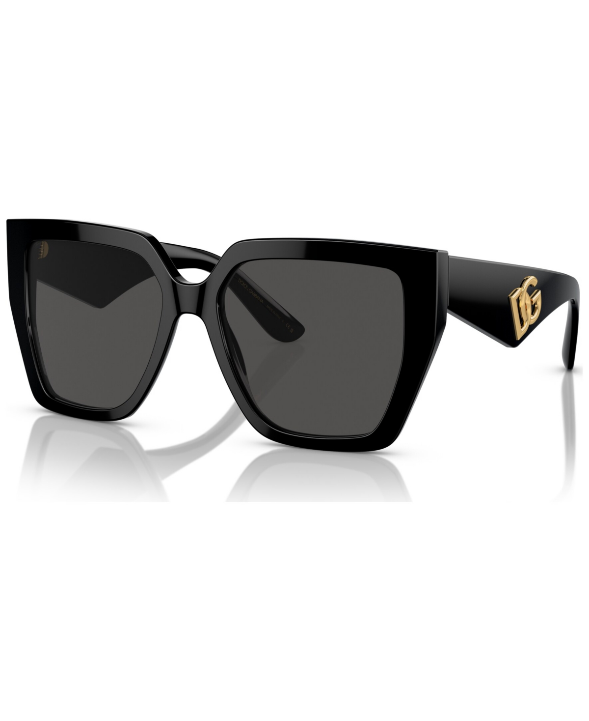 Dolce & Gabbana Women's Low Bridge Fit Sunglasses, Dg4438f In Dark Grey