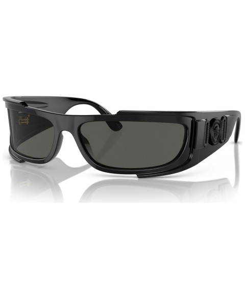 Мужские Versace Men's Rectangle Wrap Sunglasses, VE4446