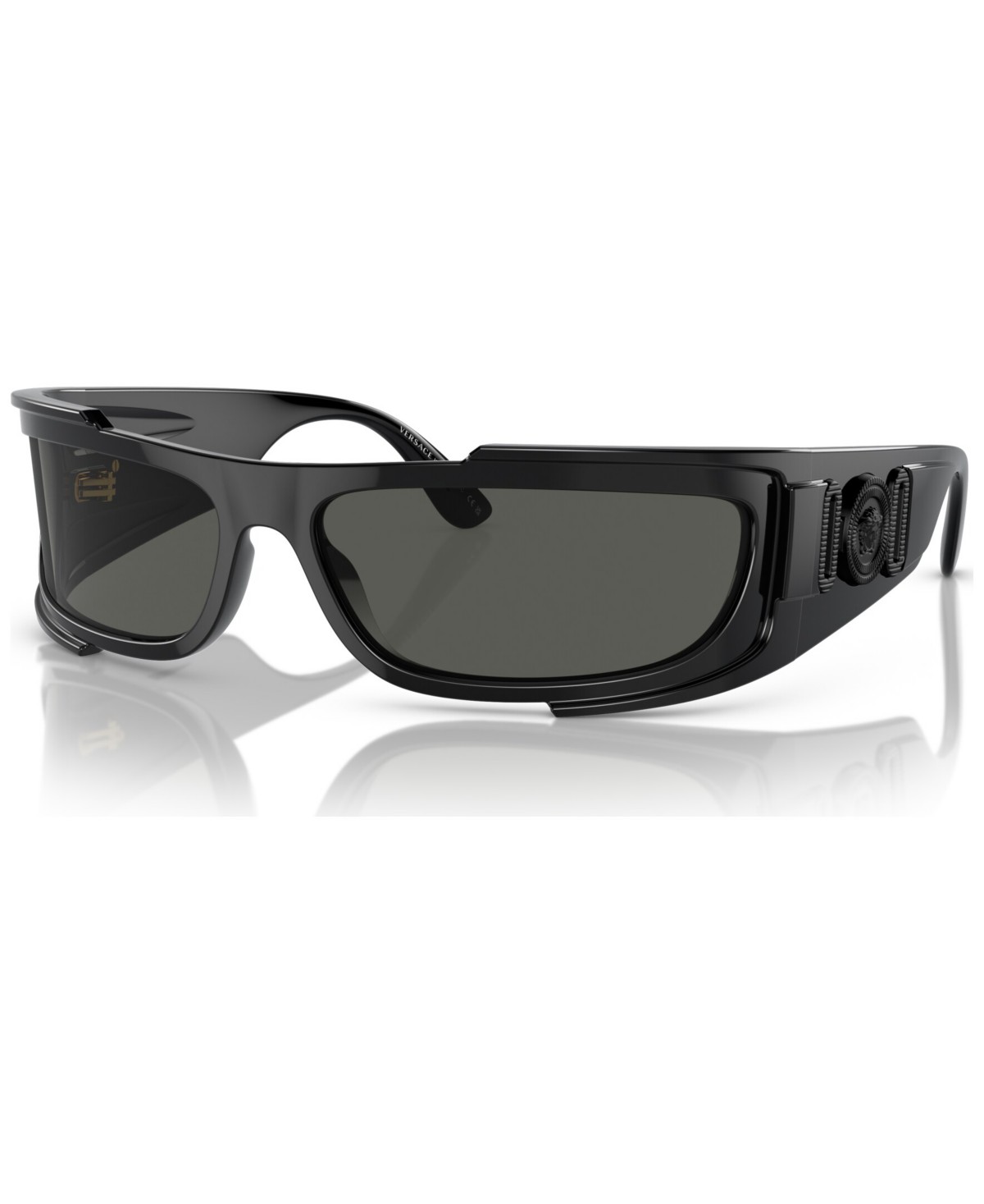 Мужские Versace Men's Rectangle Wrap Sunglasses, VE4446 — фото 1