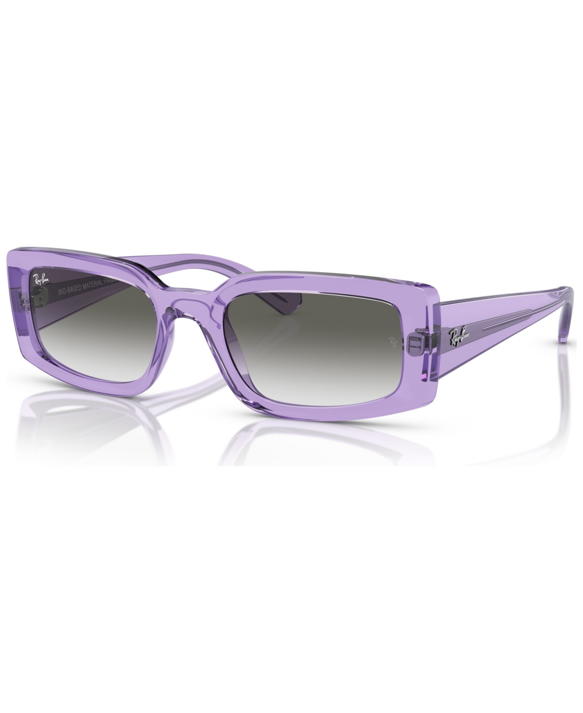 Ray Ban Unisex Low Bridge Fit Sunglasses, Kiliane In Transparent Violet