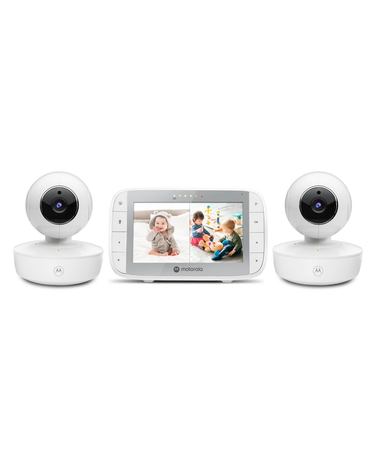 Motorola 5" Video Baby Monitor, 2 Camera Set In White