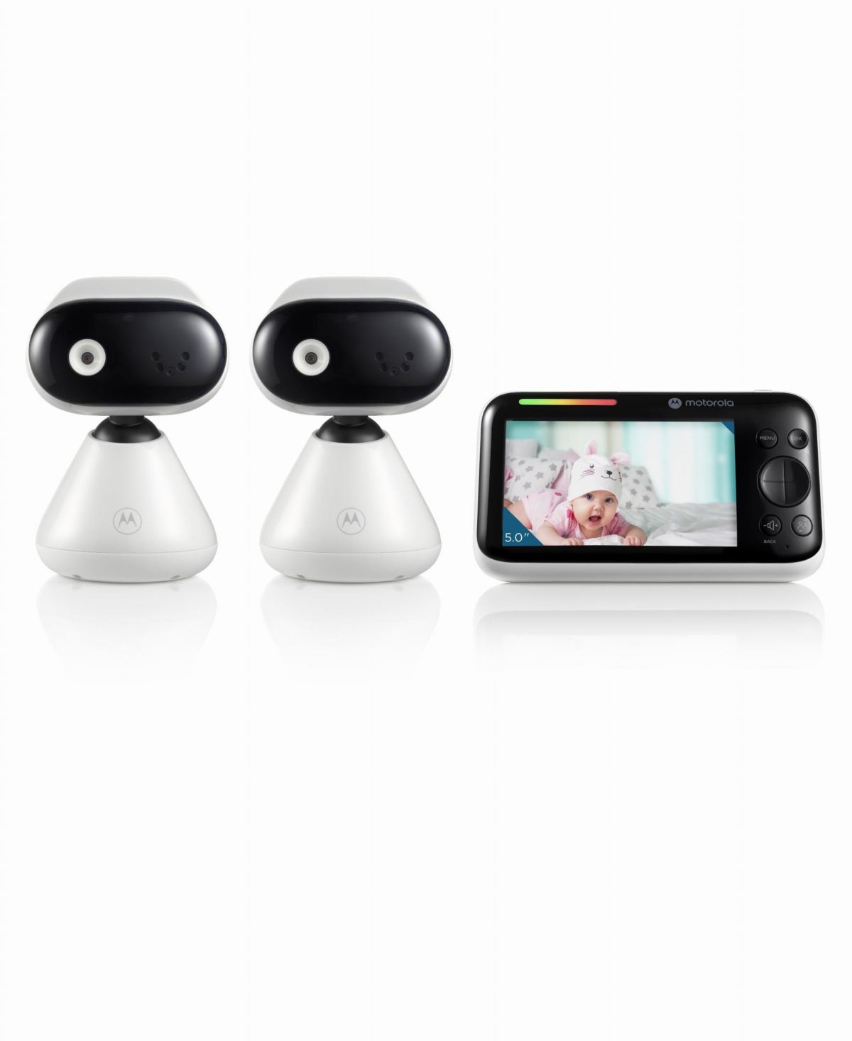 Motorola Video Baby Monitor, 2 Camera Set In White