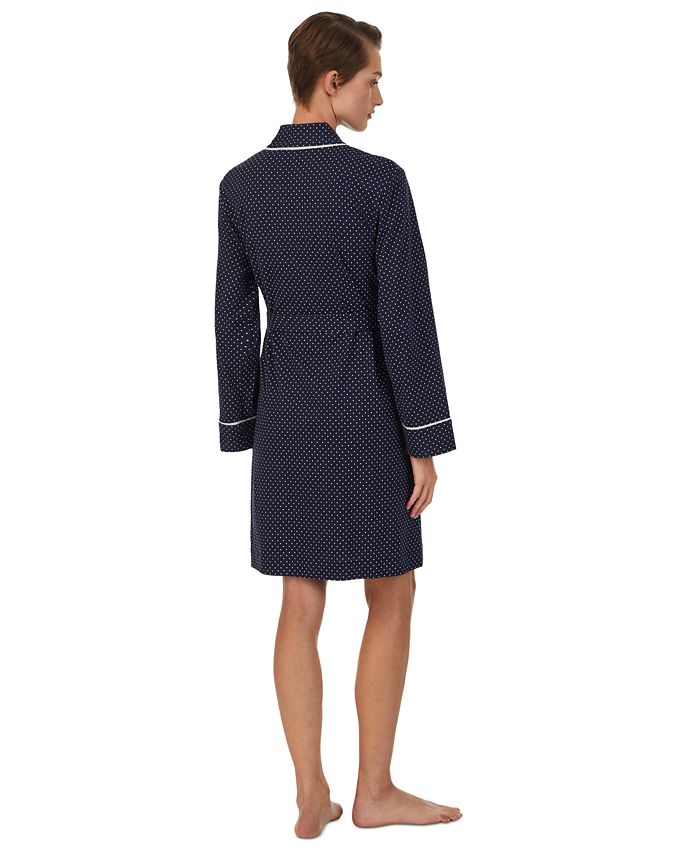 Lauren Ralph Lauren Women's Cotton Printed Wrap Robe Macy's