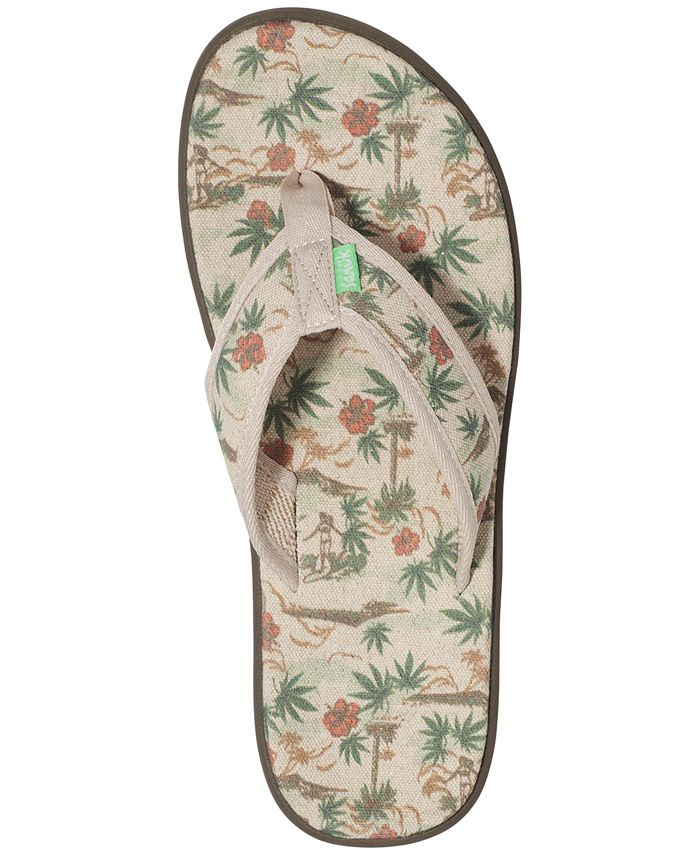 sanuk furreal flip flops